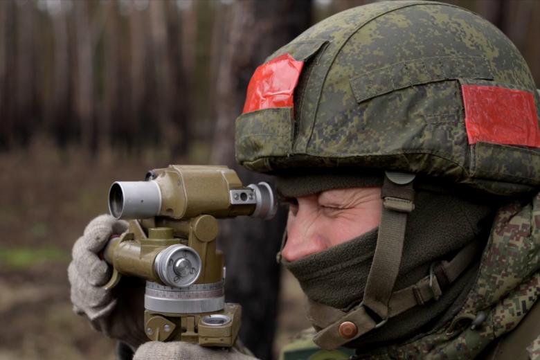 Военнослужащий ВС РФ в зоне проведения спецоперации