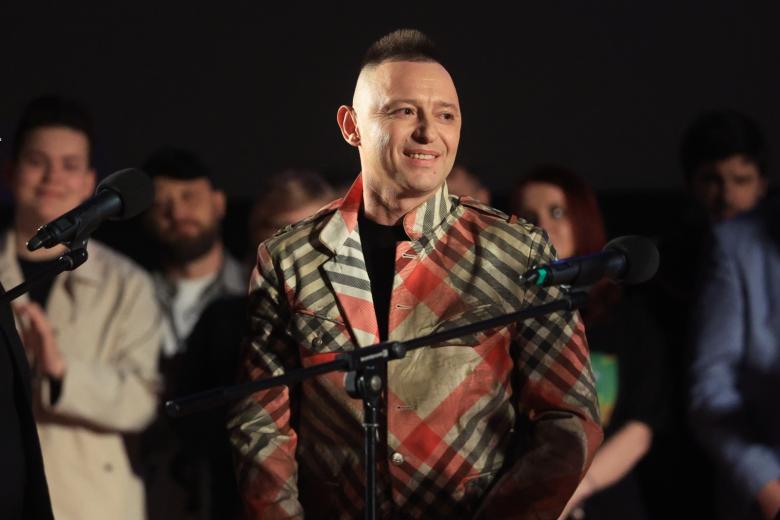 Роман Билык на премьере фильма «Все, что тебя касается»