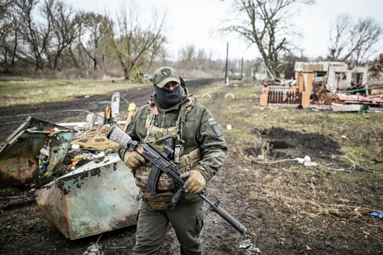 Военнослужащий ВС РФ в зоне СВО
