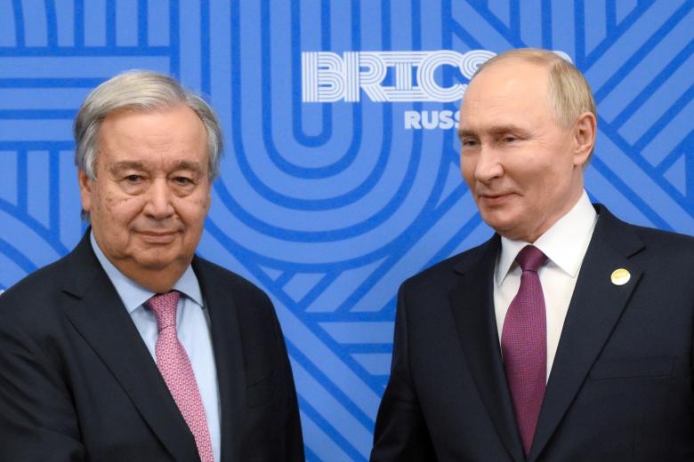 Владимир Путин и Антониу Гутерриш