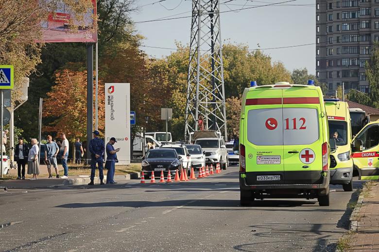 Последствия падения беспилотника в Раменском
