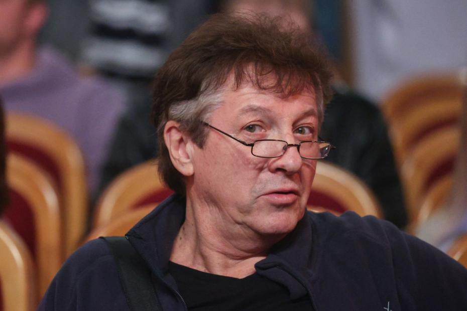 Александр Богданов на сборе коллектива Центрального академического театра Российской армии перед открытием 93-го сезона
