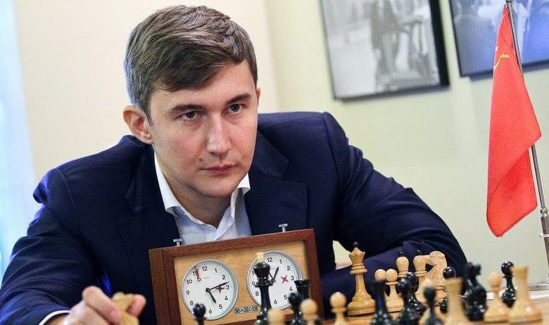 Российский гроссмейстер Сергей Карякин