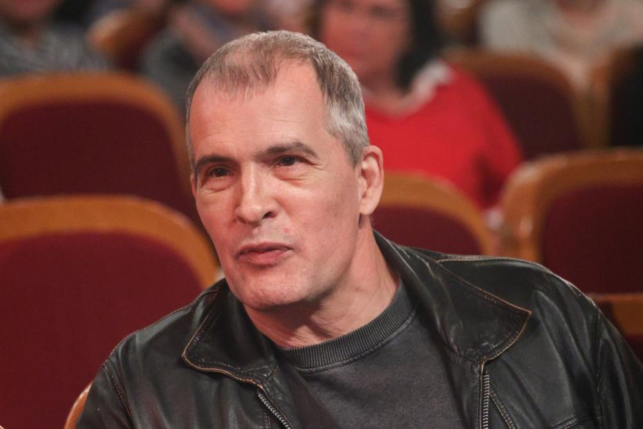 Вячеслав Разбегаев на сборе коллектива Центрального академического театра Российской армии перед открытием 93-го сезона