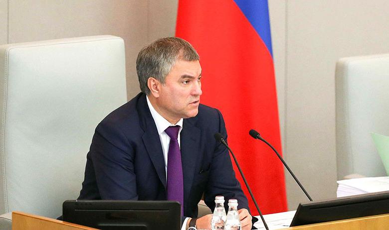 Спикер Государственной думы Вячеслав Володин