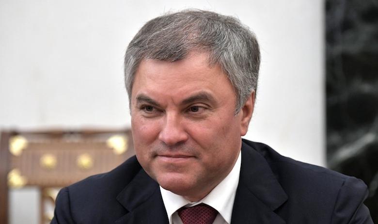Спикер Госдумы Вячеслав Володин