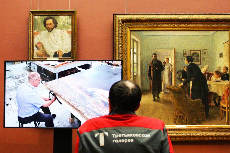 Презентация работы реставраторов картины Ильи Репина «Иван Грозный и сын его Иван 16 ноября 1581 года» в Государственной Третьяковской галерее