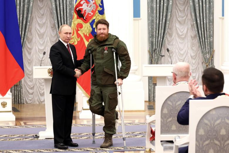 Владимир Путин и Семен Пегов