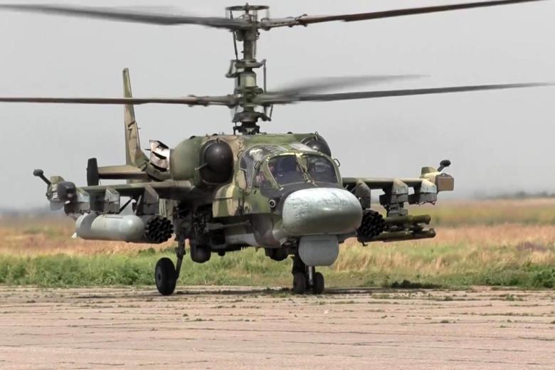 Боевая работа экипажей Ка-52