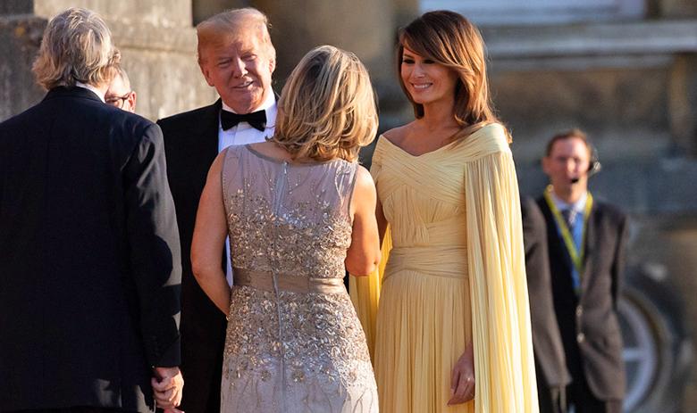 Президент США Дональд Трамп с супругой Меланьей