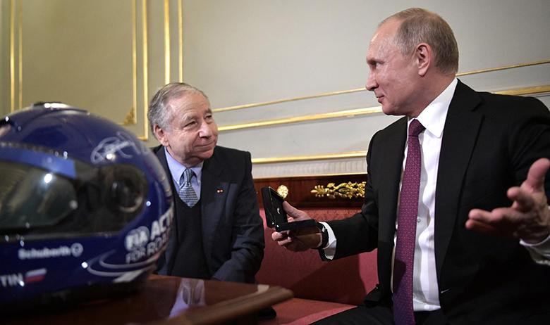 Жан Тодт и Владимир Путин