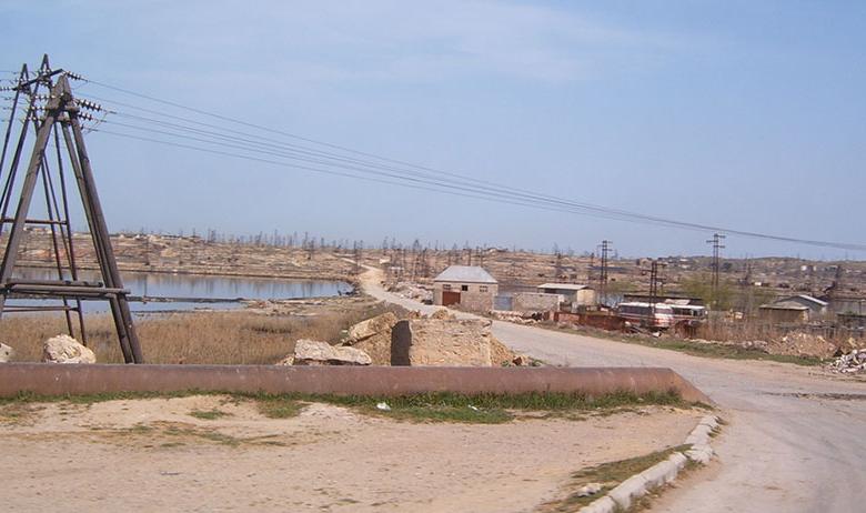 Антропогенный пейзаж на Апшеронском полуострове