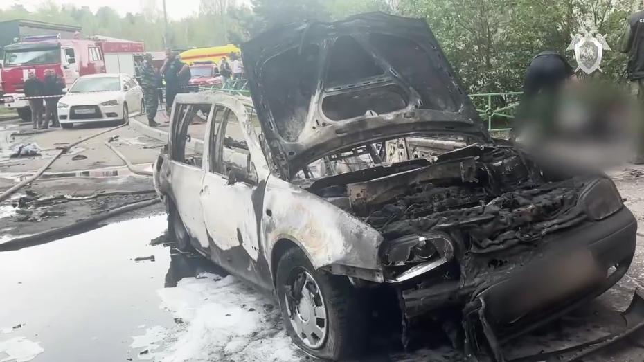 На месте взрыва в Балашихе