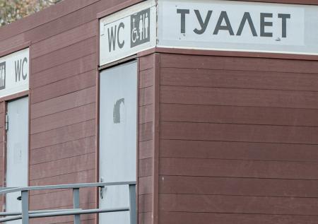Кабинки исчезли из туалета на автовокзале Канска после ремонта