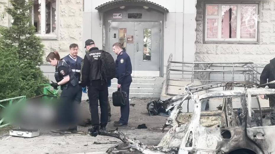 На месте взрыва в Балашихе