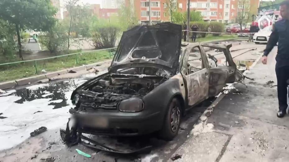 На месте взрыва в Балашихе