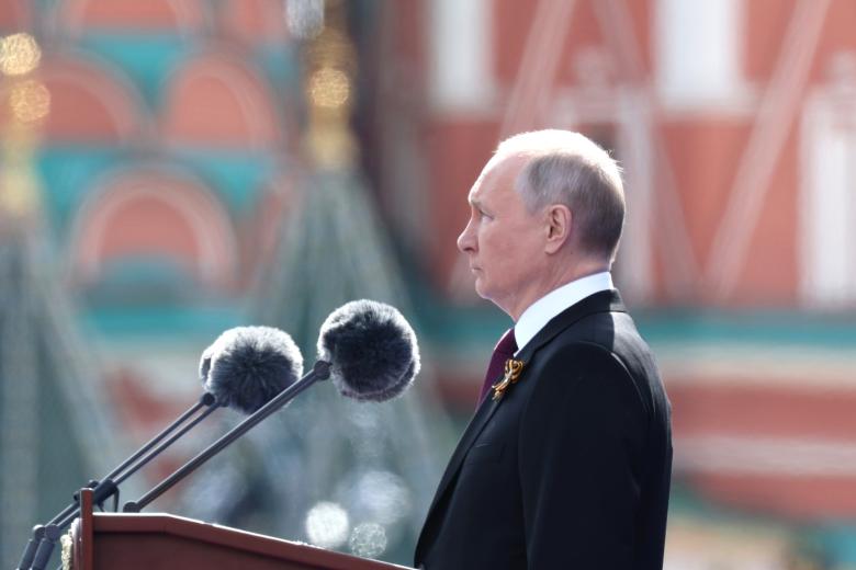 Владимир Путин на параде Победы