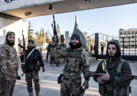 Захватившие Дамаск боевики сделали заявление в эфире гостелевидения
