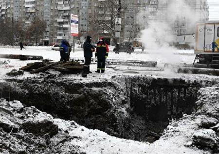 Третья за неделю авария на теплотрассе произошла в Новосибирске