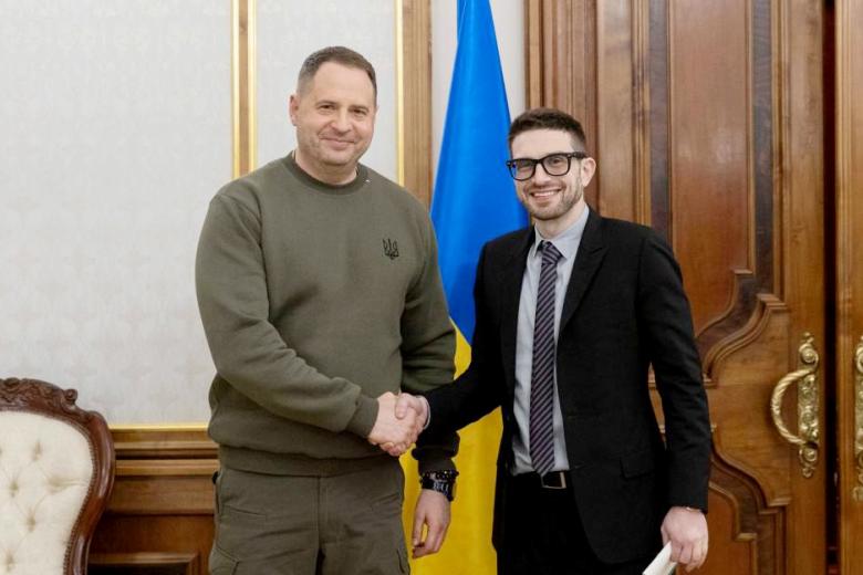 Андрей Ермак и Александр Сорос