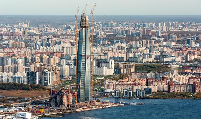 Строительство Лахта-центра