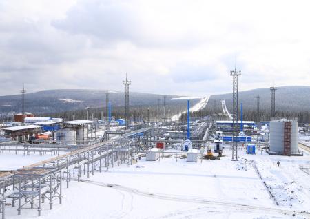 Путин запустил работу Ковыткинского газового месторождения