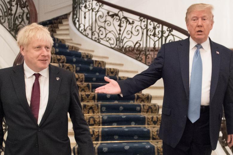 Борис Джонсон и Дональд Трамп