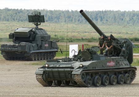 Военные поделились кадрами стрельбы из самого мощного миномёта в мире