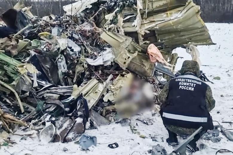 Крушение самолета Ил-76 в Белгородской области
