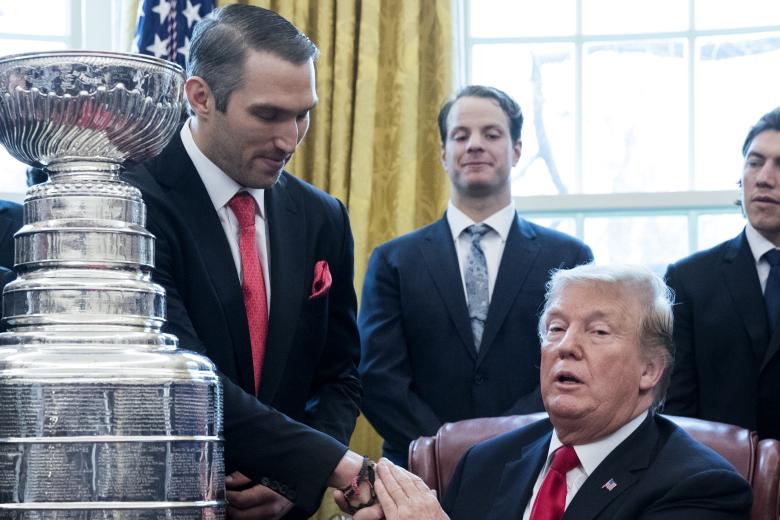 Александр Овечкин и Дональд Трамп