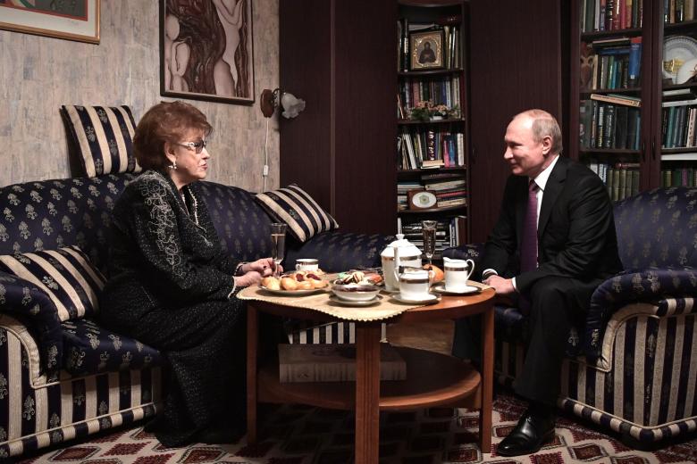 Людмила Вербицкая и Владимир Путин