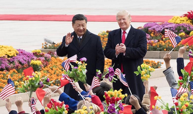 Руководители США и Китая Дональд Трамп и Си Цзиньпин 