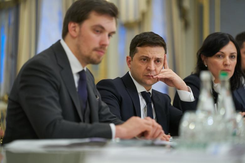 Алексей Гончарук и Владимир Зеленский