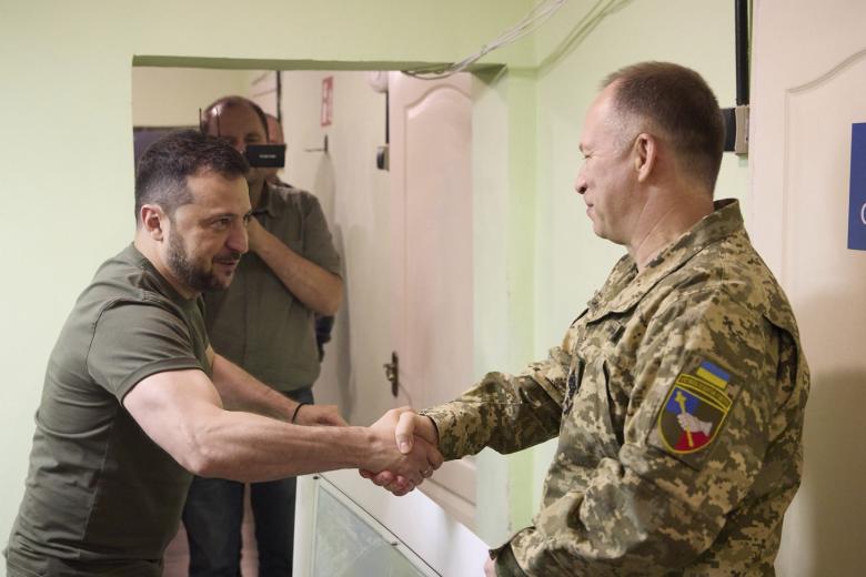 Владимир Зеленский и Александр Сырский