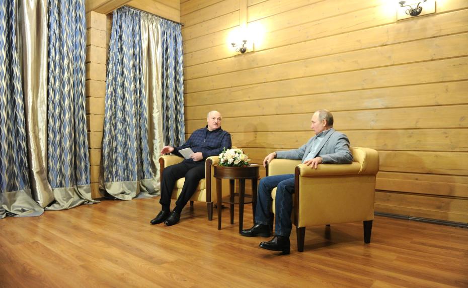 Александр Лукашенко и Владимир Путин