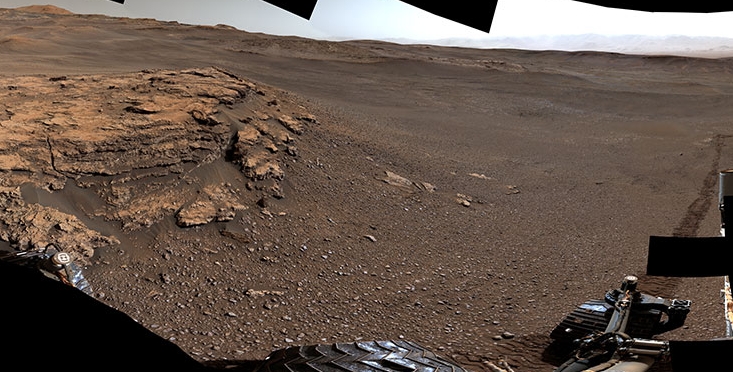 Снимок Марса, сделанный марсоходом Curiosity 