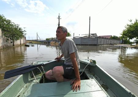 14 тысяч домов залило водой: кадры масштабного бедствия после подрыва ГЭС