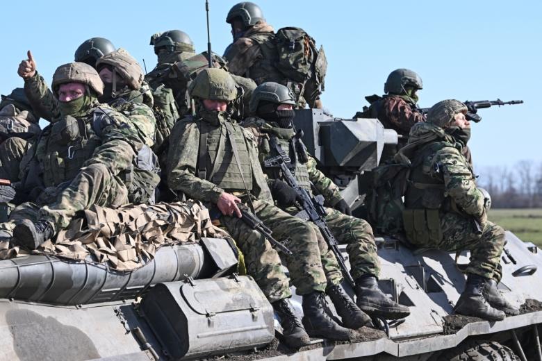 Военнослужащие ВС РФ в зоне проведения спецоперации