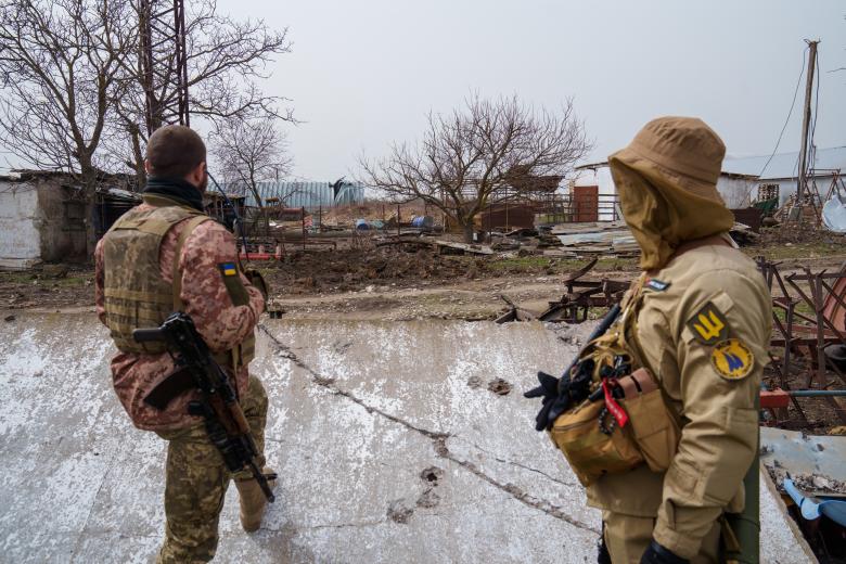 Украинские военнослужащие