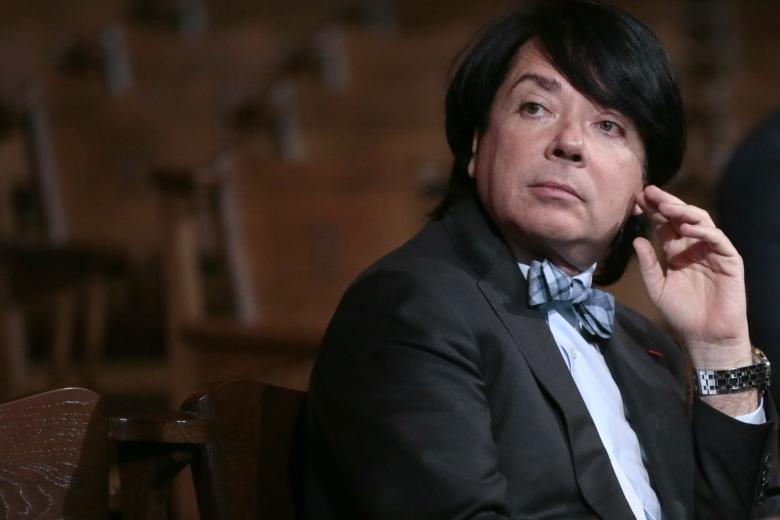 Модельер Валентин Юдашкин на торжественном вечере, посвященном открытию Года литературы в МХТ имени А.П.Чехова, 2015 год