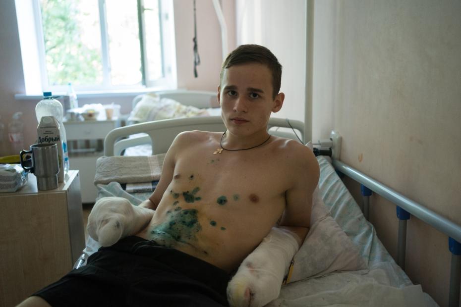 Артем, житель Донецка