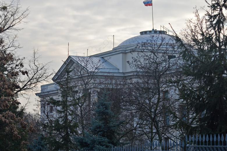 Здание посольства РФ в Варшаве