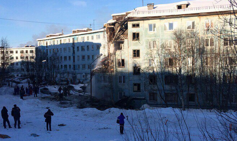 Место инцидента в Мурманске
