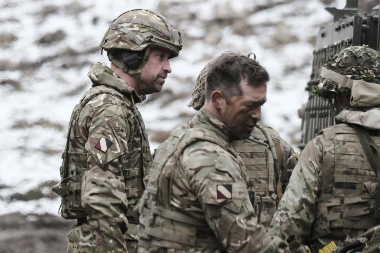 Принц Уэльский Уильям принял участие в полевых учениях на военной базе Тапа в Эстонии