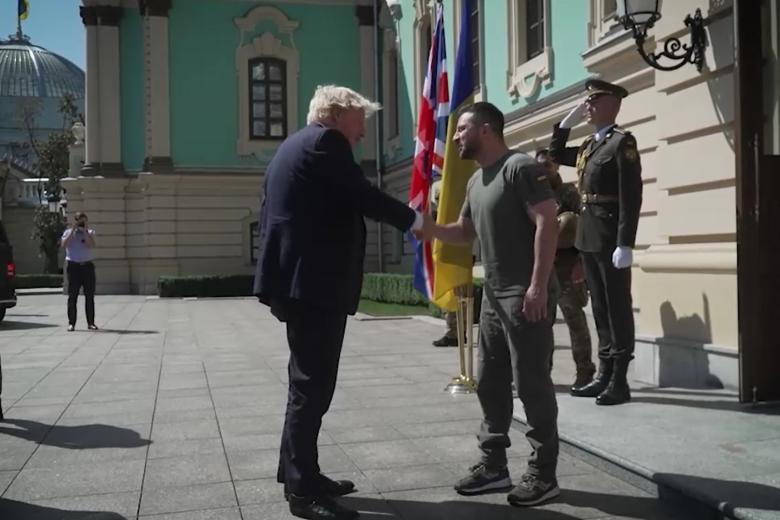 Борис Джонсон, Владимир Зеленский