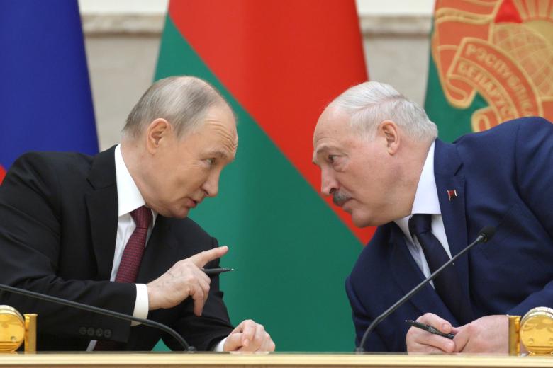 Президент России Владимир Путин, Президент Белоруссии Александр Лукашенко