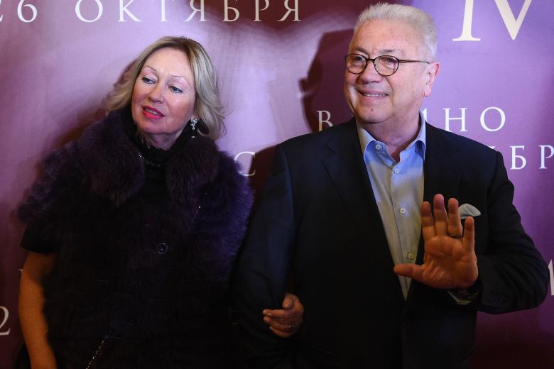 Владимир Винокур с женой Тамарой