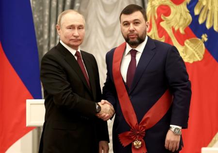 Путин наградил орденом «За заслуги перед Отечеством» глав новых регионов РФ