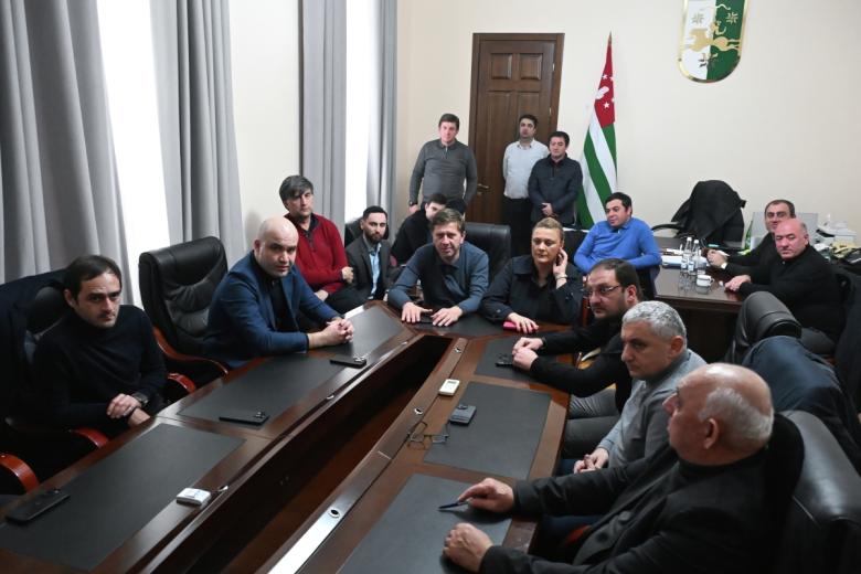 Депутаты парламента Абхазии