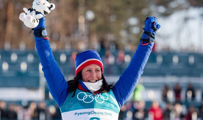 Олимпийская чемпионка из Норвегии Марит Бьорген